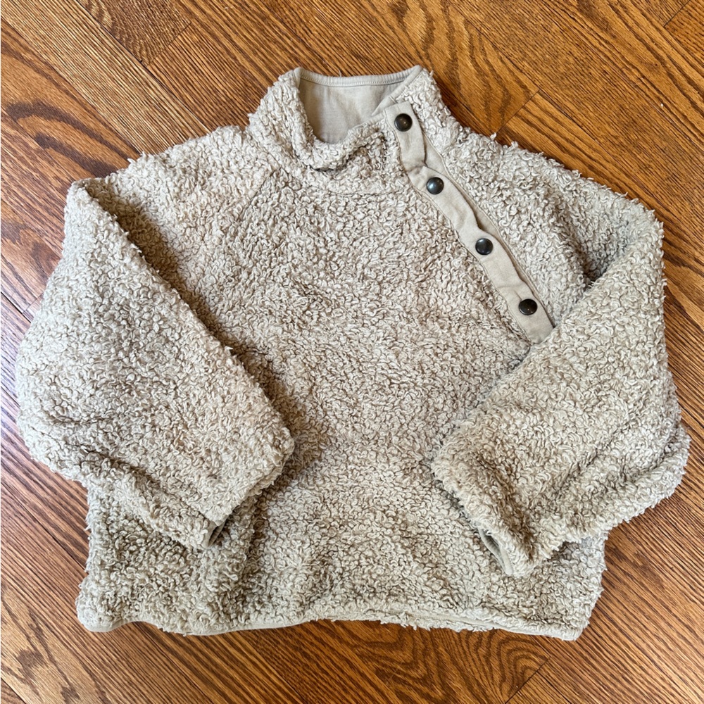 The Simple Folk Kids Sherpa Sweater Sz. 5/6